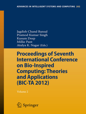 cover image of Proceedings of Seventh International Conference on Bio-Inspired Computing